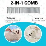 Candure Double-Sided Dematting Comb for Pets