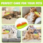 3-in-1 Rechargeable Self-Cleaning Cat Grooming Brush