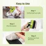 Self-Cleaning Brush for Cats and Small Dogs