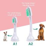 Emmi-Pet Small Ultrasonic Toothbrush Heads - 2 Pack