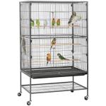 Yaheetech Large Parrot Cage with Perch and Wheels
