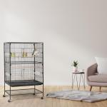 Yaheetech Large Parrot Cage with Perch and Wheels