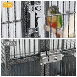 Large Metal Bird Cage with Play Top and Wheels