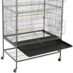 Yaheetech Large Parrot Cage with Perch and Wheels