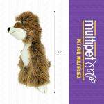 Bark Buddies Sloth Squeaky Plush Dog Toy