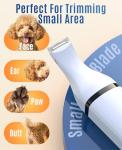 Oneisall Low Noise Dog Paw Trimmer Kit