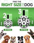 Interactive Dog Football Toy with Grab Tabs