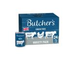Butcher's Variety Pack Dog Food Tins, 24x400g
