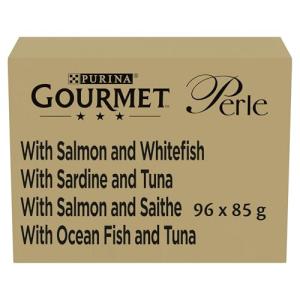 Gourmet Perle Seaside Duo Wet Cat Food 96-Pack