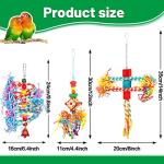 3 Pack Bird Shredding Toys for Small Parrots