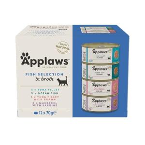 Applaws Natural Wet Cat Food, Fish Broth Variety