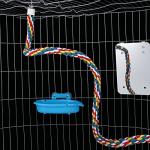 Colorful Rope Perch for Parrots and Cockatiels