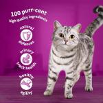 WHISKAS 7+ Senior Poultry Wet Cat Food Pouches