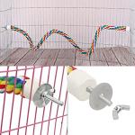Colorful Rope Perch for Parrots and Cockatiels
