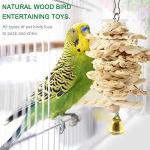 18-Piece Bird Toy Set with Swings and Perches