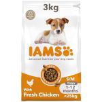 IAMS Complete Dry Dog Food for Puppies, Chicken 3kg