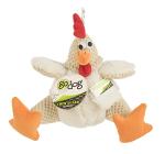 goDog Rooster Squeaky Plush Dog Toy - Large