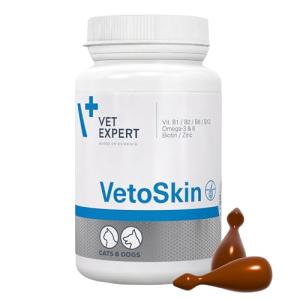 VetoSkin Omega Supplement for Healthy Skin & Coat