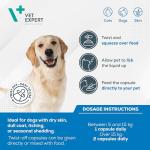 VetoSkin Omega Supplement for Healthy Skin & Coat