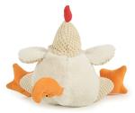 goDog Rooster Squeaky Plush Dog Toy - Large