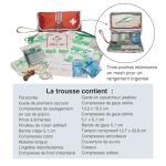 Compact 50-Piece Dog First Aid Kit - Red