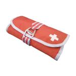 Compact 50-Piece Dog First Aid Kit - Red