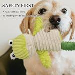 5 Pack Tough Plush Squeaky Dog Toys Bundle
