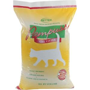 Pettex Pampuss Woodbase Cat Litter 30 Liters