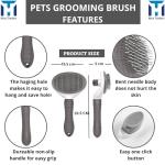 Cat and Dog Grooming Brush for Shedding