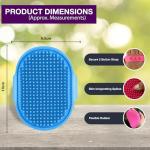 Flexible Dog Grooming Mitt for Easy Fur Removal