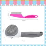 Self-Cleaning Cat Brush for Shedding and Grooming