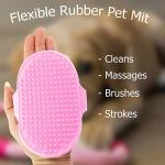 Flexible Dog Grooming Mitt for Easy Fur Removal