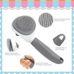 Self-Cleaning Cat Brush for Shedding and Grooming