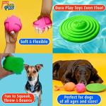 HARTZ Dura Play Soft Dog Bone Toy for Medium Breeds