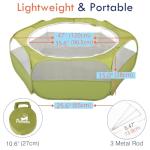 Pawaboo Waterproof Pet Playpen for Small Animals