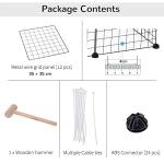 Pawhut 12-Panel Metal Pet Playpen for Small Animals