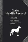 Dog Vaccine Record Book with Puppy Health Tracker