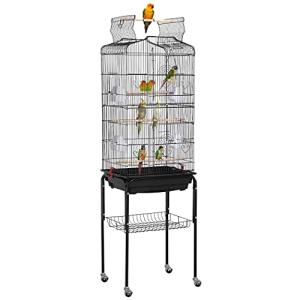 Yaheetech Large Open Top Bird Cage with Stand