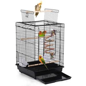 Yaheetech Metal Open Top Cage for Small Birds