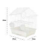 Portable Small Bird Cage Travel Box - White