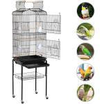 Yaheetech Large Open Top Bird Cage with Stand