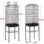 Yaheetech Large Open Top Bird Cage with Stand