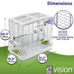 Birds Vision Cage, Medium, 60.9 x 38.1 x 52 cm