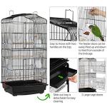 Yaheetech Large Open Top Bird Cage with Stand