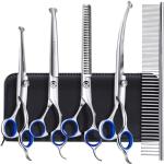 Gimars 6-in-1 Pet Grooming Scissors Set