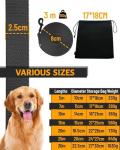 Looxmeer Nylon Long Dog Training Lead with Handle