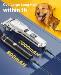 Oneisall 2-in-1 Dog Clippers and Paw Trimmer