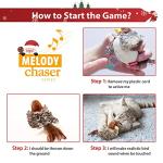 PETGEEK Chirping Bird Plush Toy for Cats