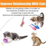 14 Pack Interactive Cat Toys for Indoor Fun