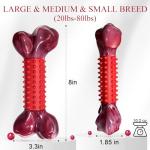 Durable Beef Flavor Chew Toy for Aggressive Dogs